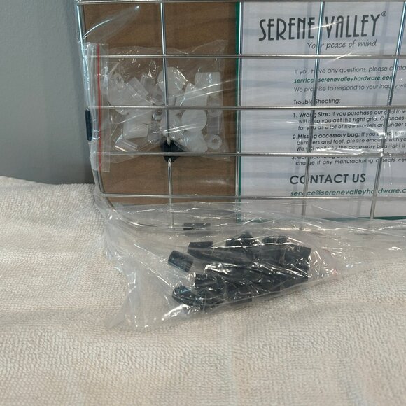 SERENE VALLEY Sink Bottom Grid 24-1/8" x 12-5/8", Centered Drain Sink Protector - Picture 3 of 7